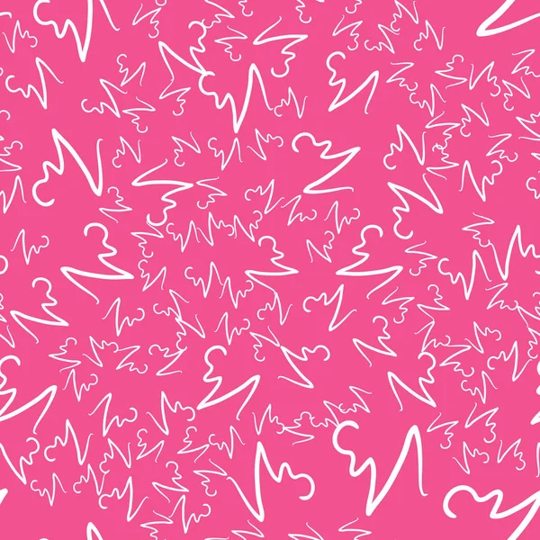 Sfondo rosa con linee astratte graffi Stampa — Vettoriale Stock