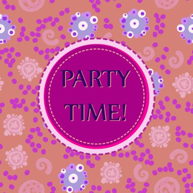 Mor yuvarlak etikel üzerinde sorunsuz Yazdır