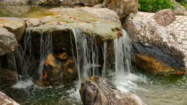 Arfificial su Cascade Bahçe.