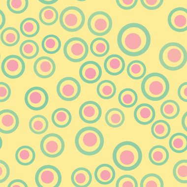 Pembe ve sarı daire geometrik desen tasarım arka plan. Kapak, davetiye şablon, için modern tasarım dekore edilmiş broşür, el ilanı.