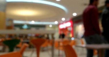 Bulanık Restoran İç arka plan hızlandırılmış video