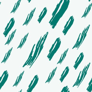 Yeşil fırça darbeleri ve lekeleri olan kusursuz boyasız Kova Taşı