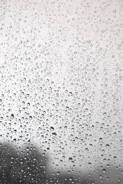 Gotas de chuva na janela — Fotografia de Stock