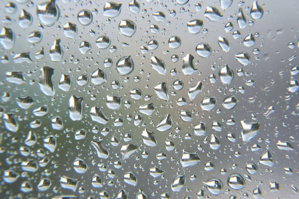 Drops of rain on the window — Stock Photo, Image
