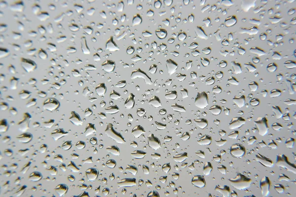 Drops of rain on the window — Stock Photo, Image