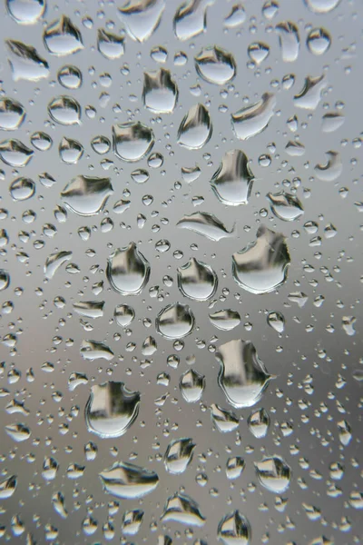 Drops of rain on the window — Stock Photo, Image