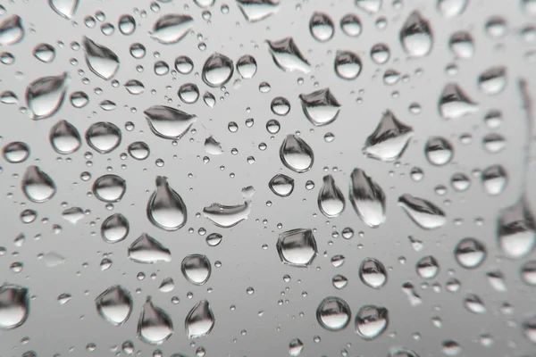 Gouttes de pluie sur la fenêtre — Photo