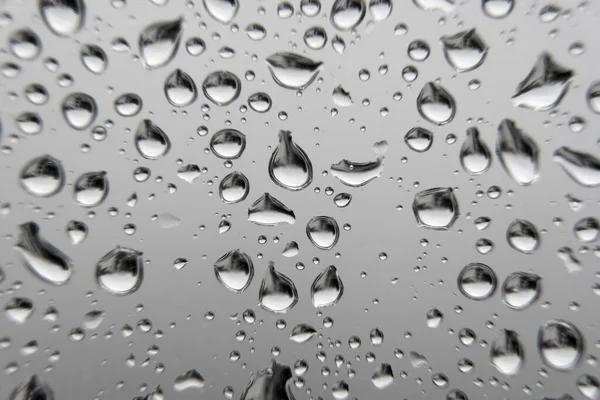 Drops of rain on the window — Stock Photo, Image