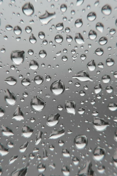 Gocce di pioggia sulla finestra — Foto Stock