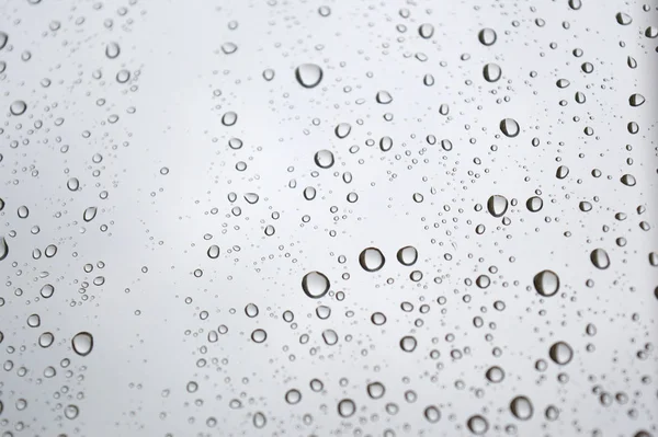 Drops of rain on the window — Stock Photo, Image