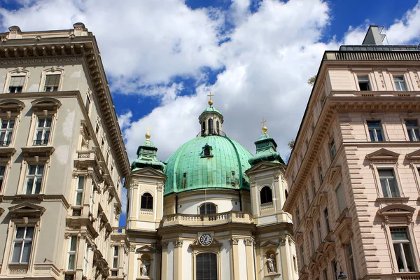 Peter Church Peterskirche Římskokatolický Farní Kostel Vídni Rakousko — Stock fotografie