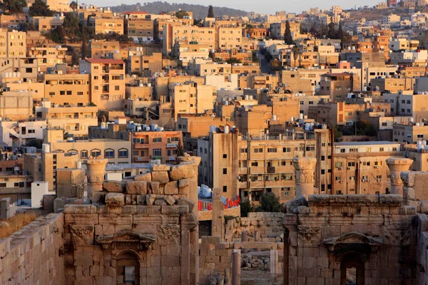 Ruinen Der Römischen Stadt Gerasa Jerash Jordan — Stockfoto