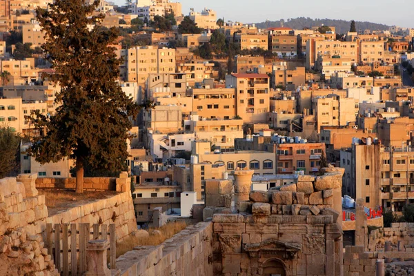 Ruins Roman City Gerasa Jerash Jordan — Stock Photo, Image