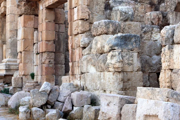 Ερείπια Της Ρωμαϊκής Πόλης Γεράσα Jerash Στην Ιορδανία — Φωτογραφία Αρχείου