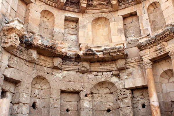 Romjai Római Város Gerasa Jerash Jordánia — Stock Fotó