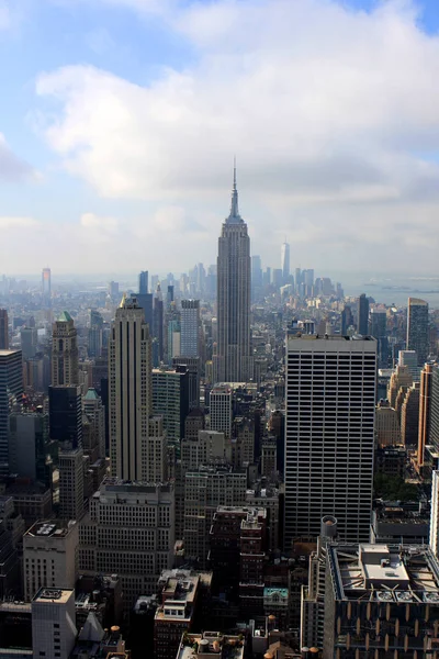 Veduta New York Dall Edificio Top Rock Usa — Foto Stock