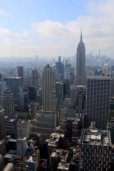 Veduta New York Dall Edificio Top Rock Usa — Foto Stock