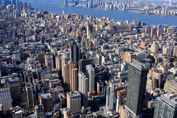 Widok Nowego Jorku Empire State Building Stany Zjednoczone Ameryki — Zdjęcie stockowe