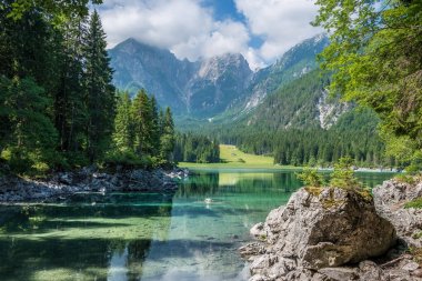 Di Laghi Fusine . Dolomites . Italy