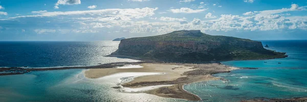 Пляж на острові Елафонісі (Elafonissi). Крит, Греція — стокове фото