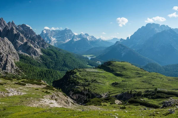 Tre Cime di Lavaredo. Dolomiterna Alperna. Italien — Stockfoto