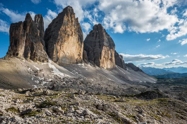 Tre Cime di Lavaredo. Dolomites alps. İtalya