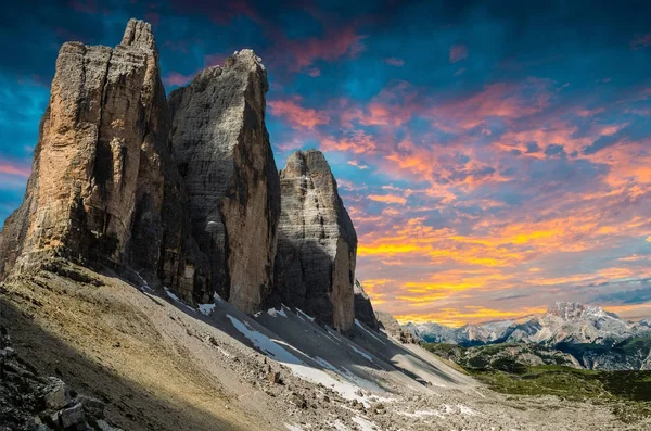 Tre Cime di Lavaredo. Dolomitas alpes. Italia —  Fotos de Stock