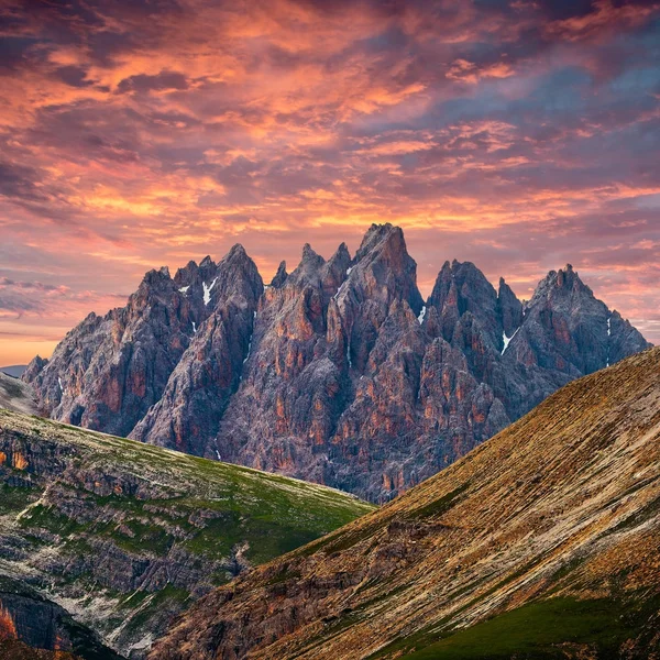 Tre Cime di Lavaredo。ドロミテ アルプス。イタリア ロイヤリティフリーのストック画像