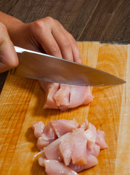 Bir gemide et kesme Şef