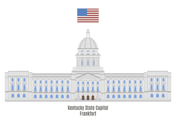 Kentucky State Capitol, Frankfort, United States of America — Stock Vector