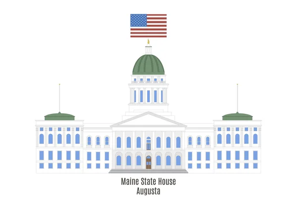 Maine State House, Augusta — Stockvector