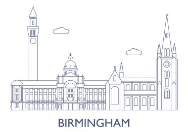 Birmingham. Şehrin en ünlü binaları