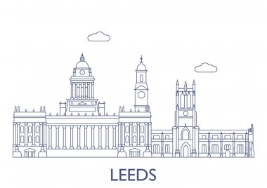 Leeds, şehrin en ünlü binaları