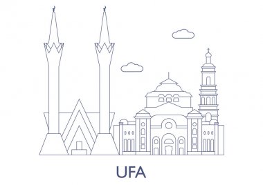 Ufa, şehrin en ünlü binaları