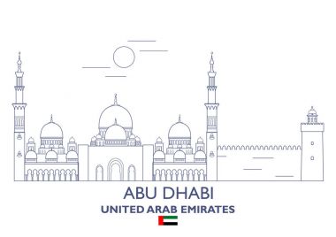 Abu Dabi şehir manzarası, Birleşik Arap Emirlikleri
