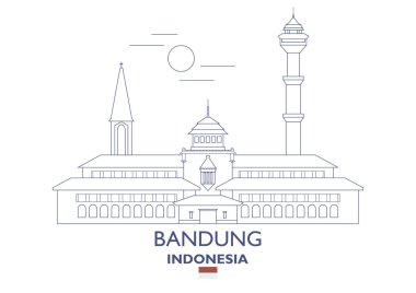 Bandung City Skyline, Indonesia
