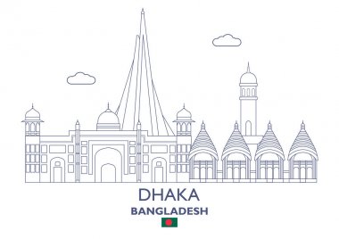 Dhaka şehir manzarası, Bangladeş