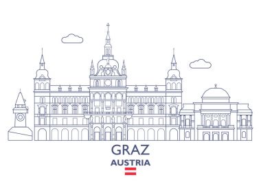 Graz City Skyline, Avusturya