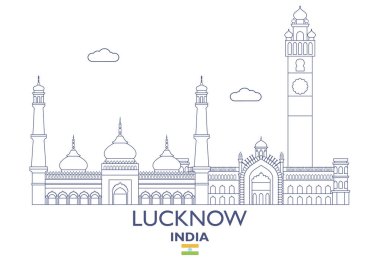 Lucknow City Skyline, Hindistan