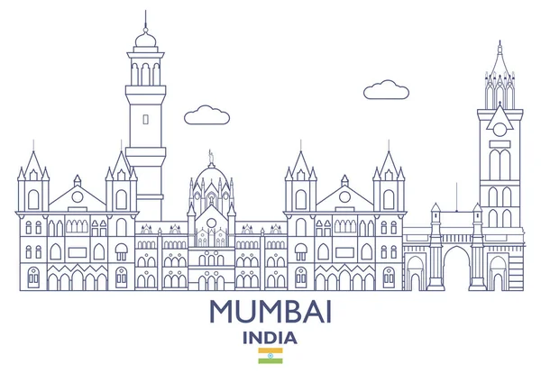 Mumbai şehir manzarası, Hindistan