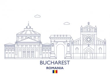 Bükreş şehir manzarası, Romanya