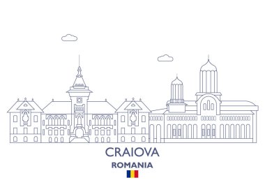 Craiova şehir manzarası, Romanya