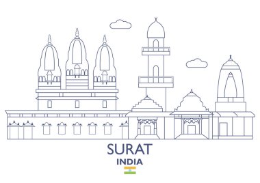 Surat şehir manzarası, Hindistan