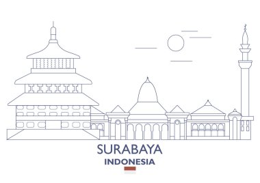 Surabaya City Skyline, Endonezya