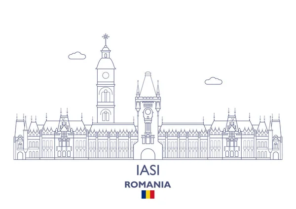 Panorama města Iasi, Rumunsko — Stockový vektor