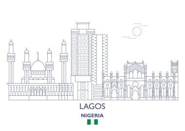 Lagos şehir manzarası, Nigeria