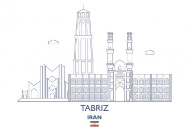 Tebriz şehir manzarası, Iran
