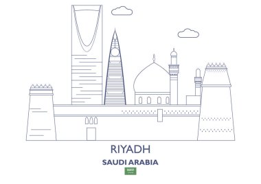 Riyadh City Skyline, Suudi Arabistan