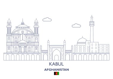 Kabil şehir manzarası, Afganistan