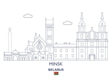 Minsk şehir manzarası, Beyaz Rusya
